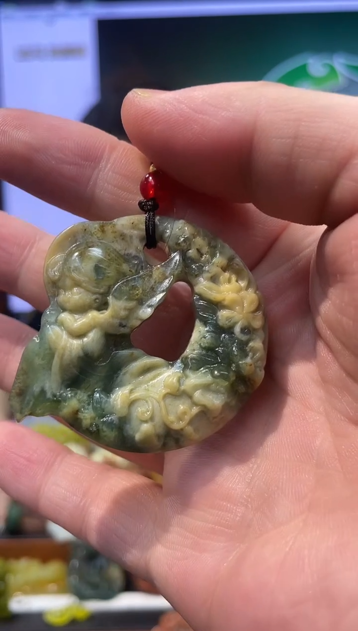 【闪购商品】岫玉吊坠未镶嵌·