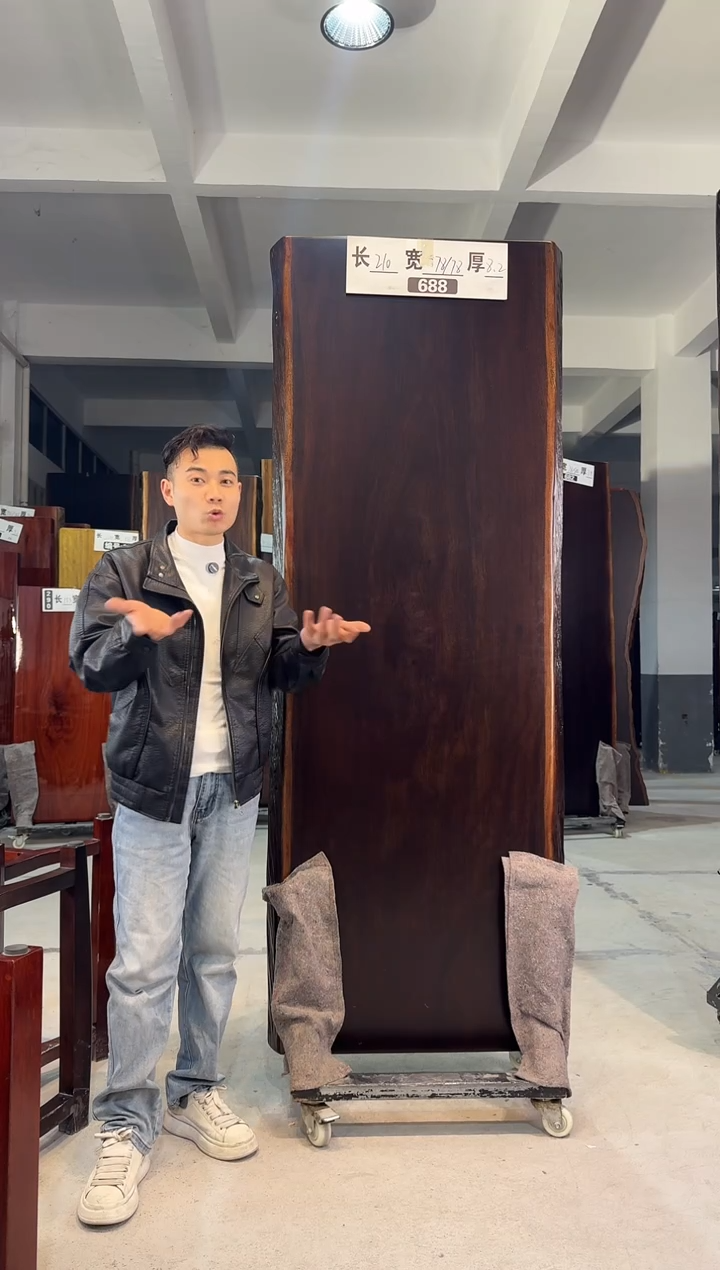 木（非红木类）「****」688刚果黑檀210*78*78*8.2