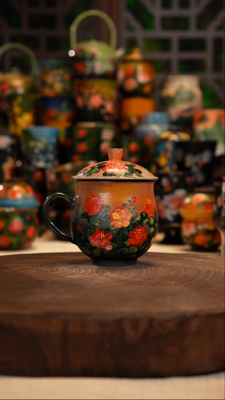 油画   手绘 釉下彩