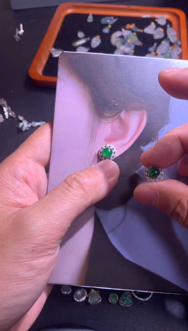 【闪购商品】翡翠吊坠(不含链)银S925镶嵌1