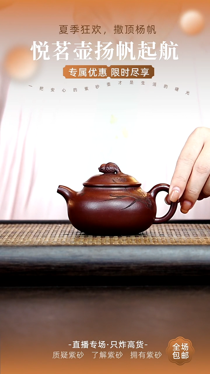 茶壶紫砂宜兴紫砂壶     12