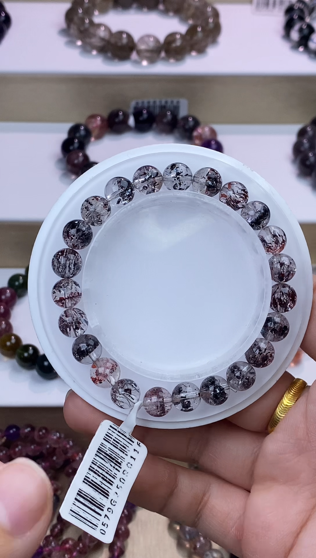 【闪购商品】水晶手链未镶嵌毒液超七单圈8m+