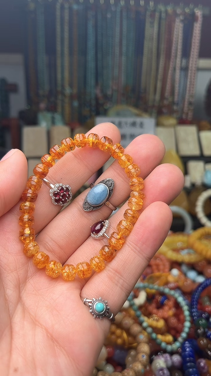 【闪购商品】琥珀裸石未镶嵌(一物一件)0003045