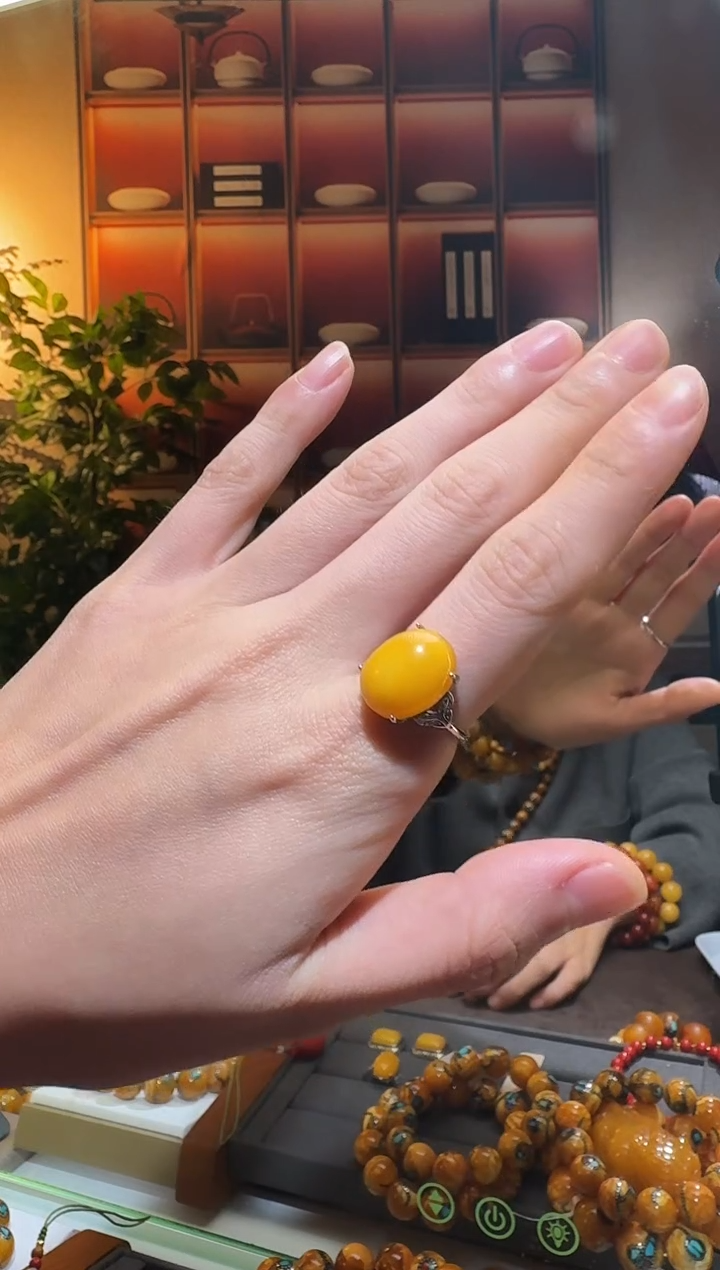 蜜蜡颈饰银S925镶嵌5458选择多样性发货其中一件