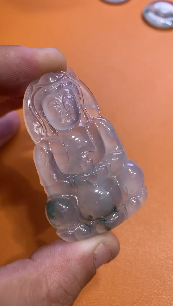 【闪购商品】翡翠吊坠(不含链)未镶嵌观音5200