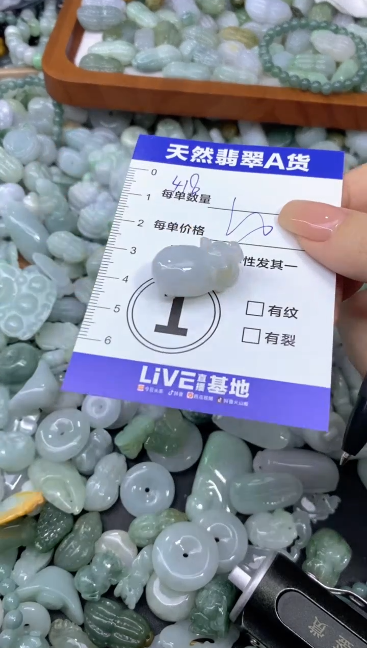 颈饰未镶嵌翡翠天然翡翠A货批量多样性发一件