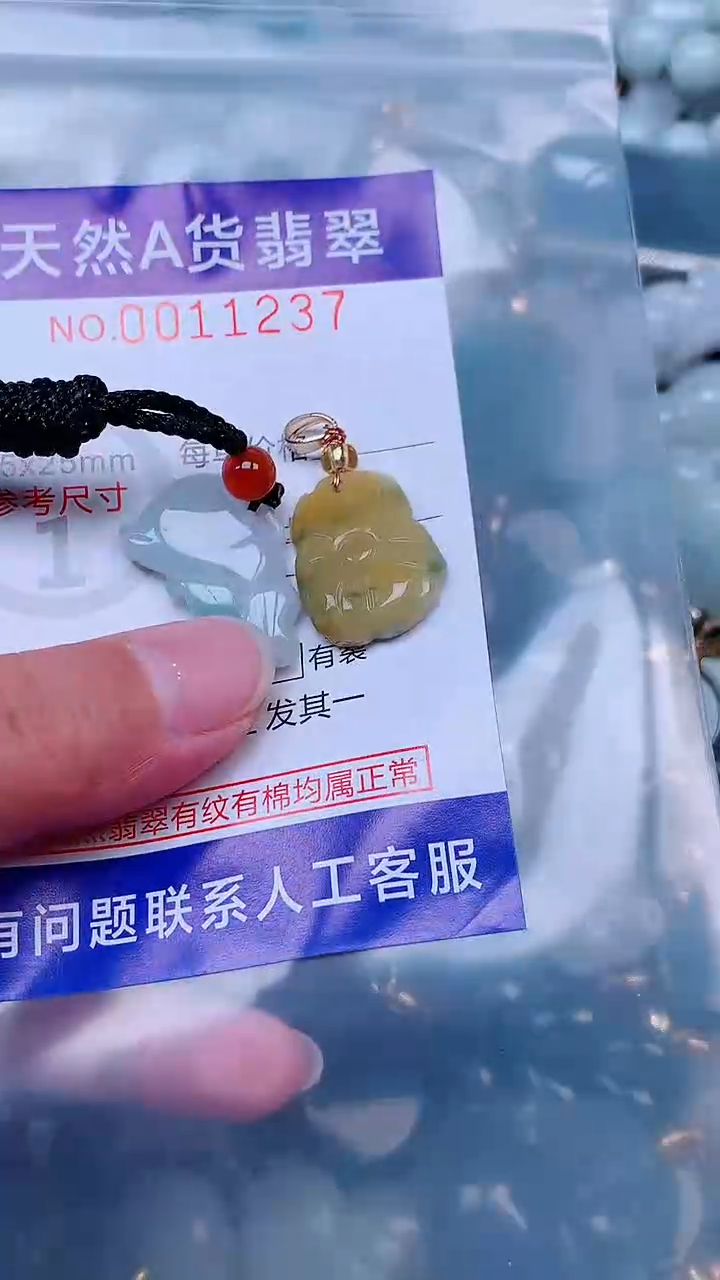 吊坠(不含链)未镶嵌翡翠1