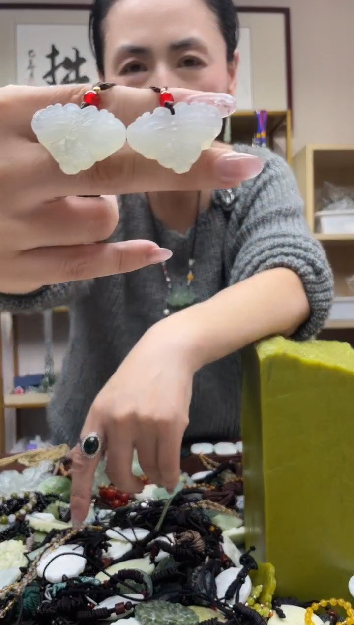 未镶嵌岫玉吊坠多样性发货拍一发一