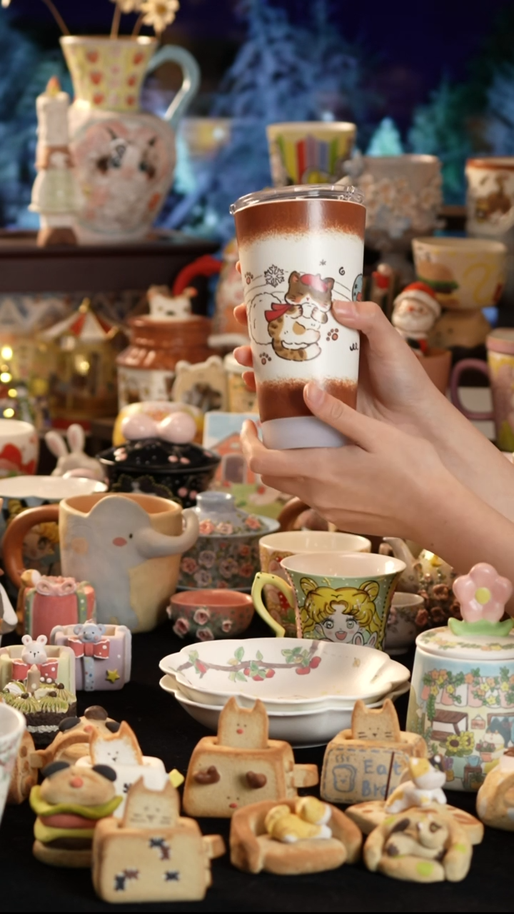 其他陶景德镇釉下彩手绘设计师款陶瓷