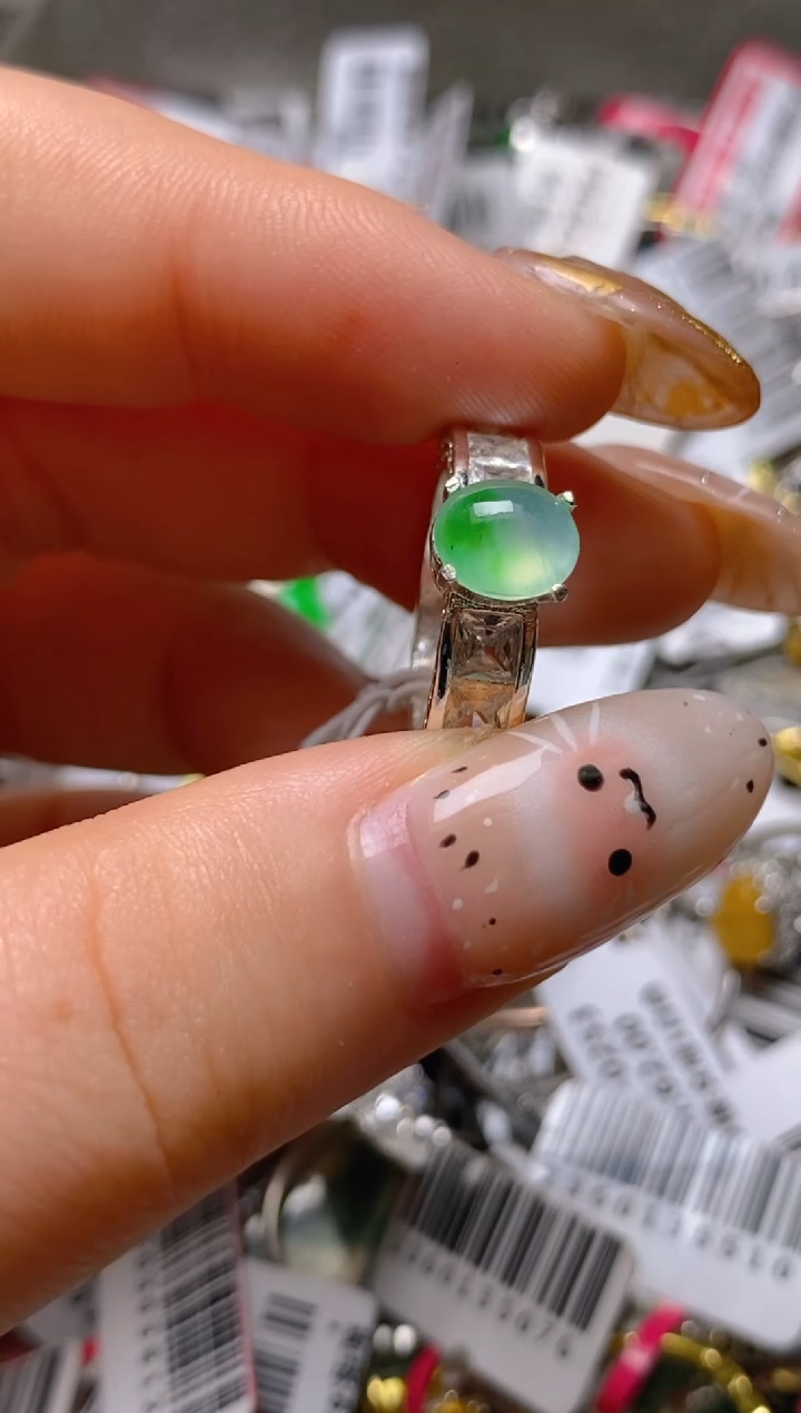 未镶嵌戒指翡翠铜托