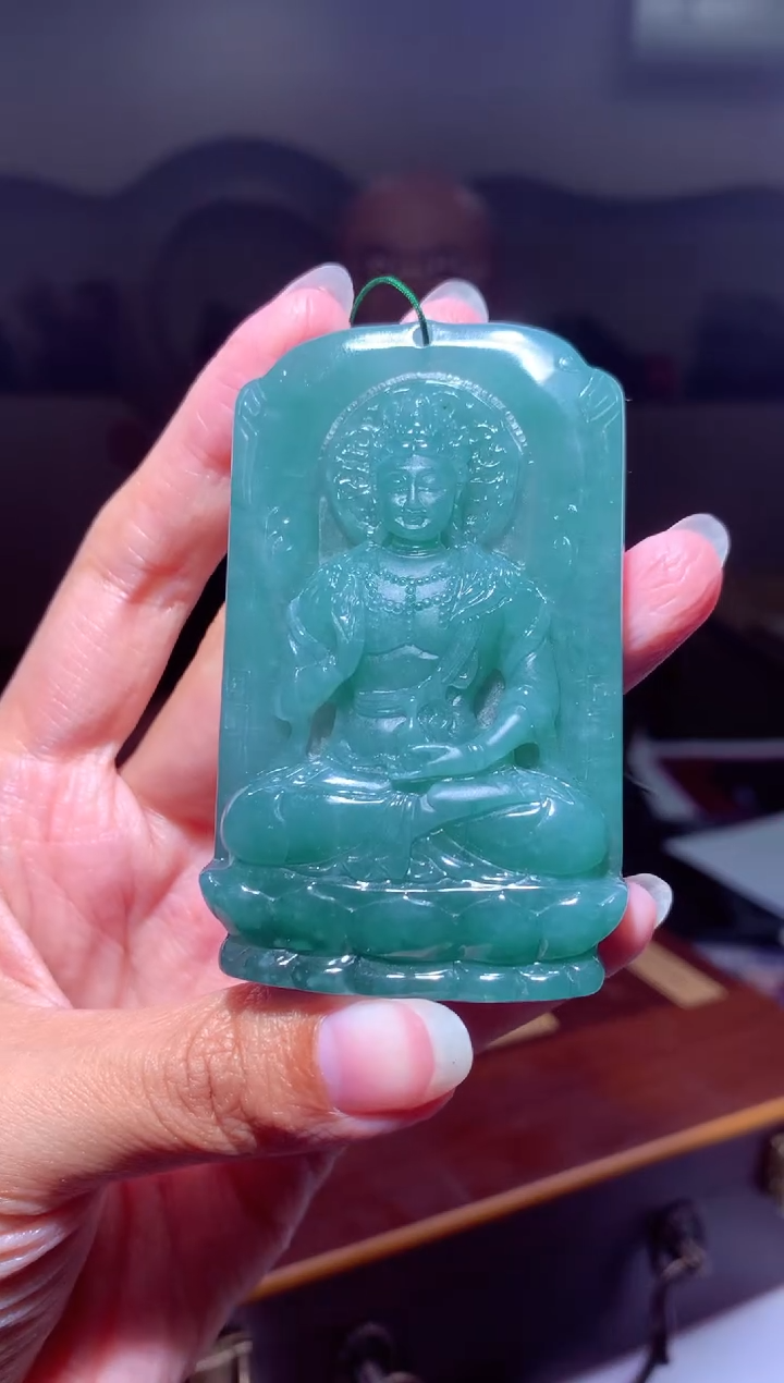 【闪购商品】定制翡翠未镶嵌挂件发货（拍一发一）