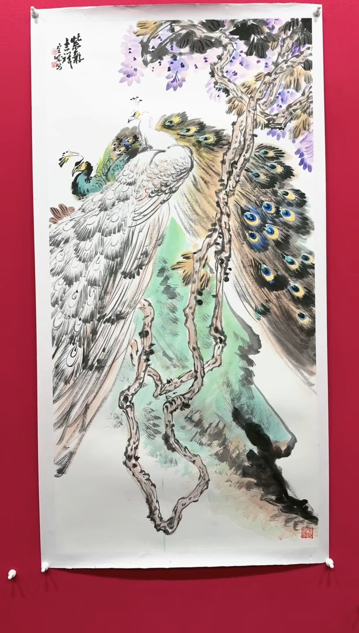 【闪购商品】国画朱定成68*138.......