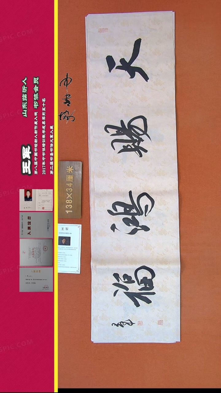 【闪购商品】书法430王军书法作品