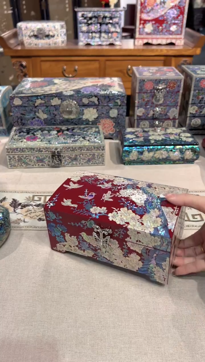 【闪购商品】按扣满贝底弘贝雅螺钿漆器文化馆