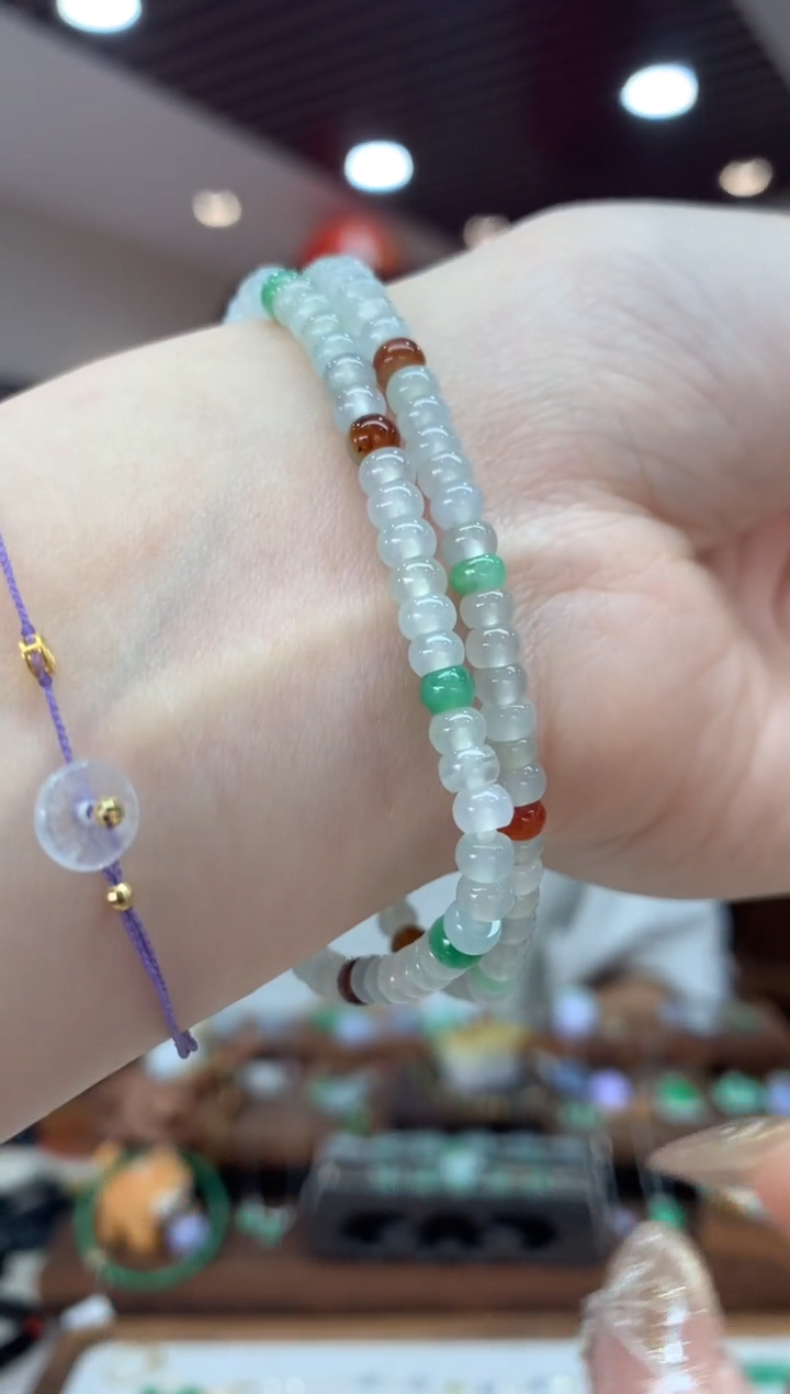 【闪购商品】翡翠手串未镶嵌手串 多样性发*1件