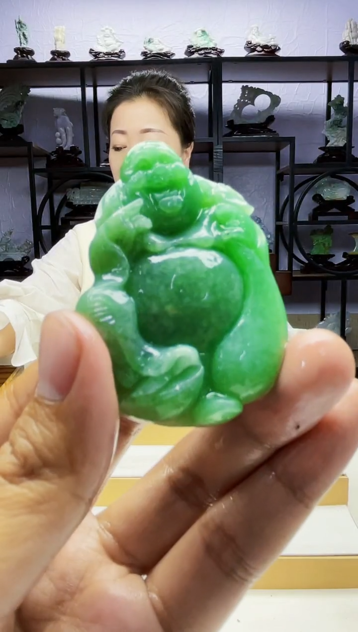 【闪购商品】定制翡翠未镶嵌毛货01250399 