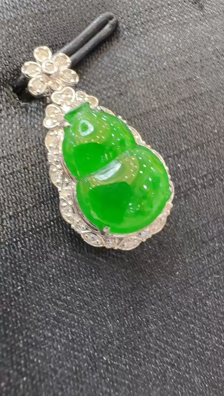 【闪购商品】翡翠吊坠(不含链)18K金镶嵌多样性团购发一件