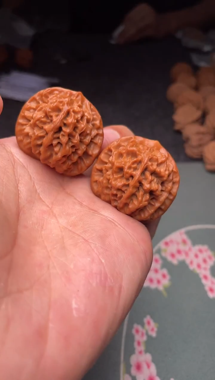 把件文玩核桃a155   秦闷 34尺