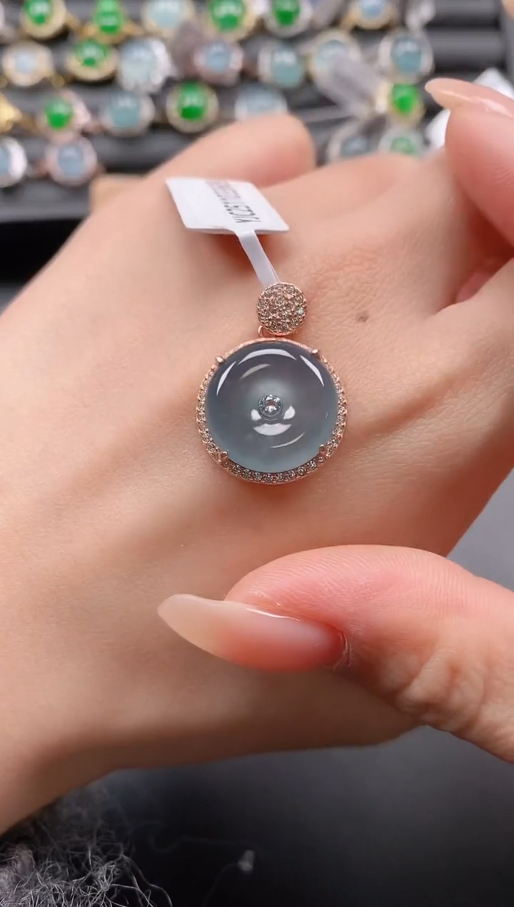 银S925镶嵌戒指翡翠11111