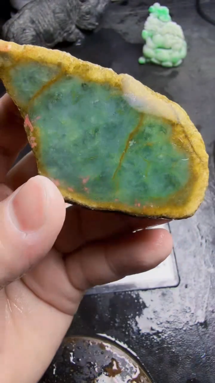 未镶嵌挂件翡翠向****鱼天然翡翠266