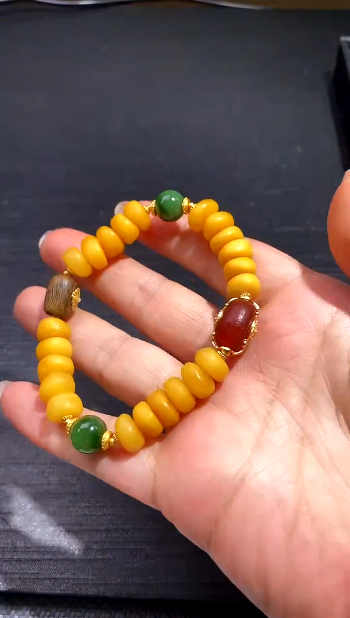 【闪购商品】琥珀手链未镶嵌蜜蜡设计款手串