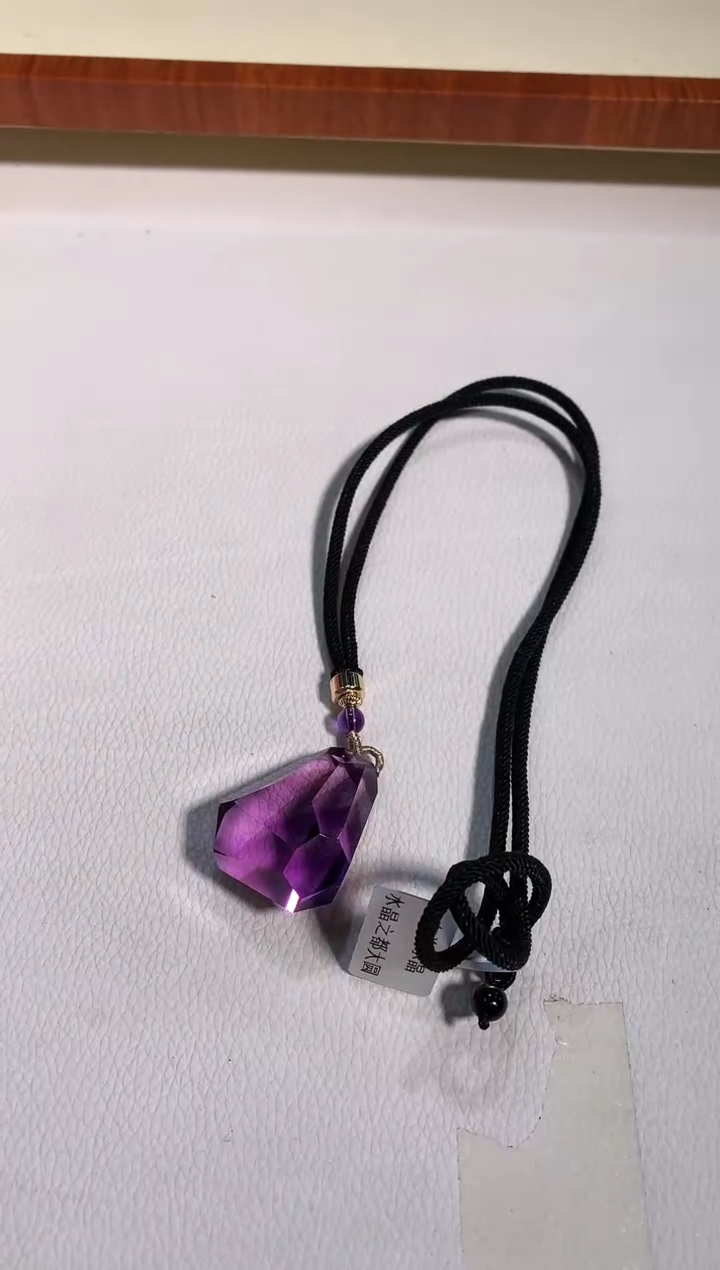 【闪购商品】水晶颈饰合金8号紫水晶吊坠