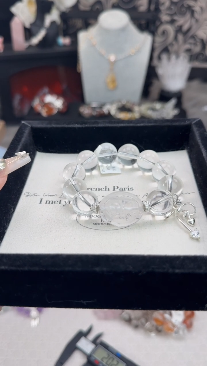 水晶手链未镶嵌天然水晶 多样性发货