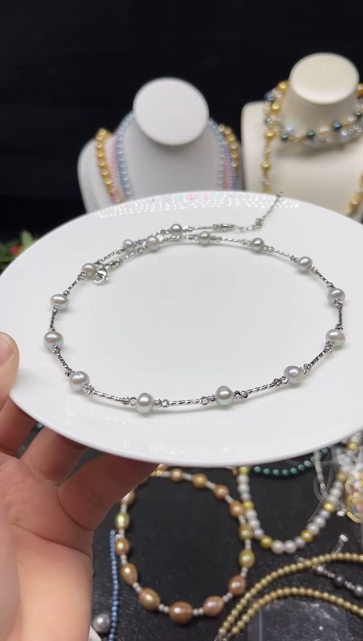 【闪购商品】淡水珍珠颈饰未镶嵌多人