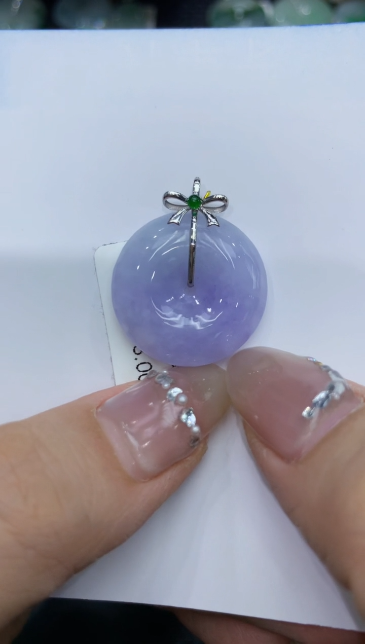 【闪购商品】翡翠颈饰18K金镶嵌222222222