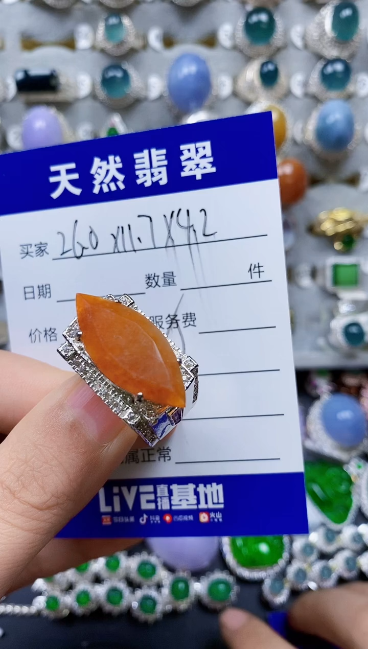 【闪购商品】翡翠戒指未镶嵌00000361