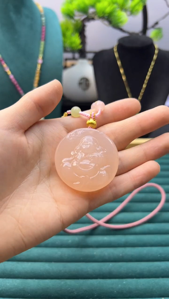 【闪购商品】和田玉颈饰14K金镶嵌X324