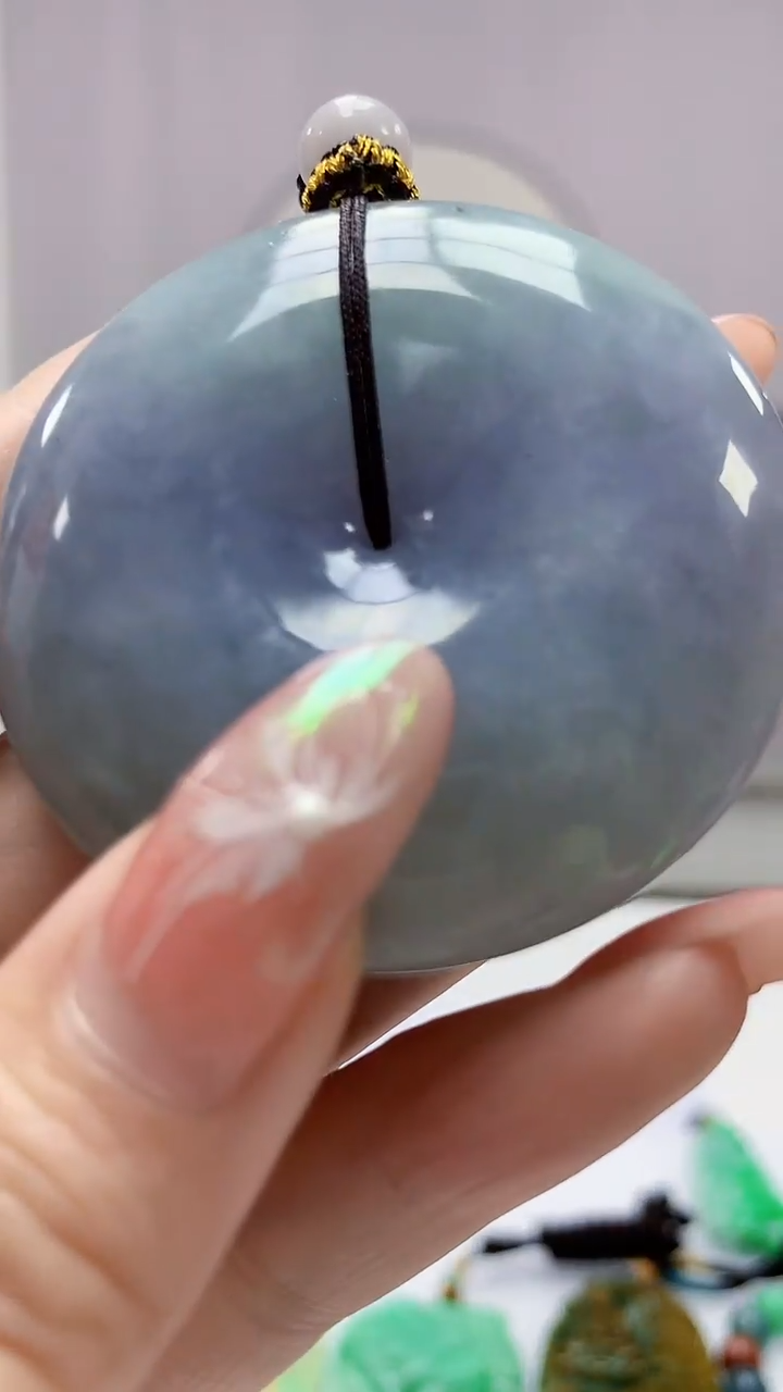 【闪购商品】定制翡翠未镶嵌4902DD-毛货挂件226