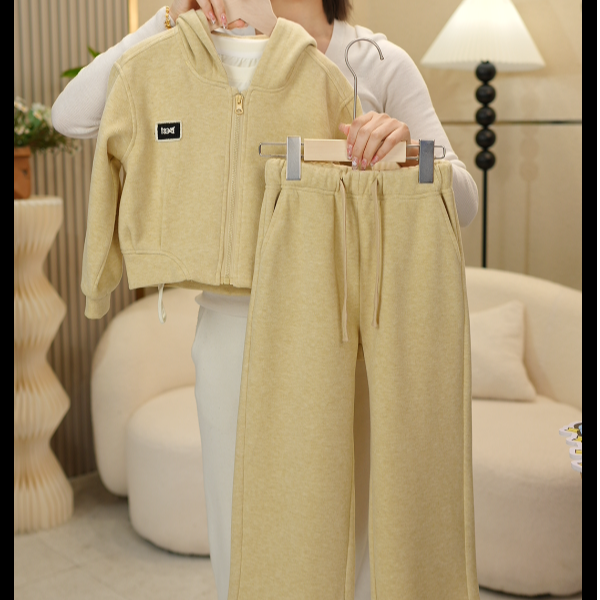 女童套装2025春季新款女宝宝氧气时尚休闲两件套