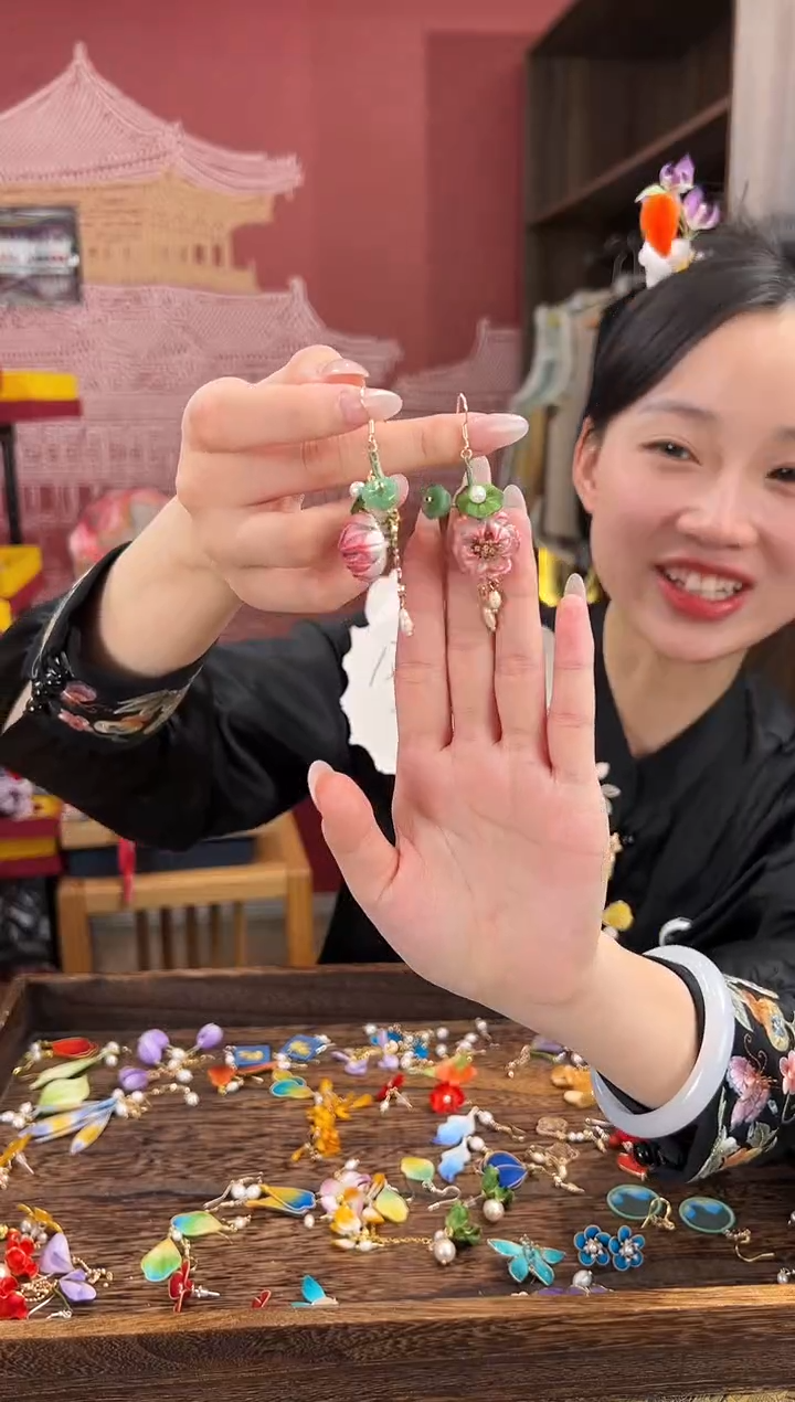 【闪购商品】刺绣苏绣世家非遗手工（耳环）