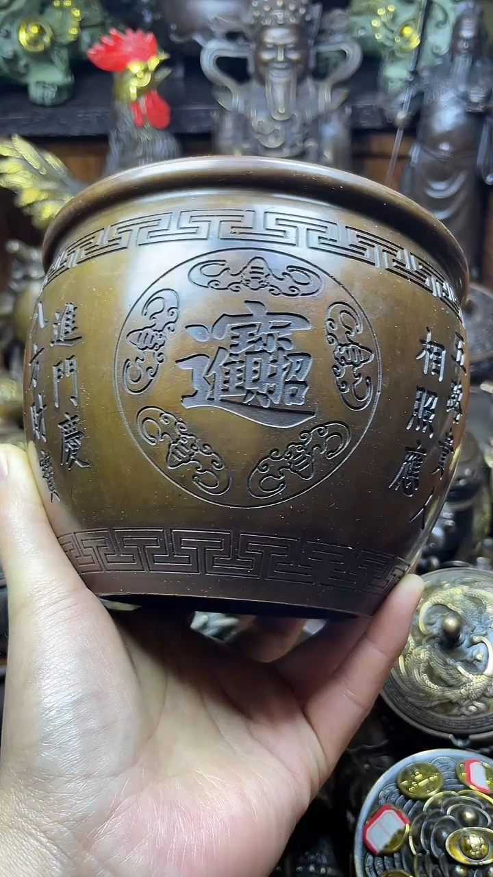 闪购链接，点击下单，有运费险，铜摆件