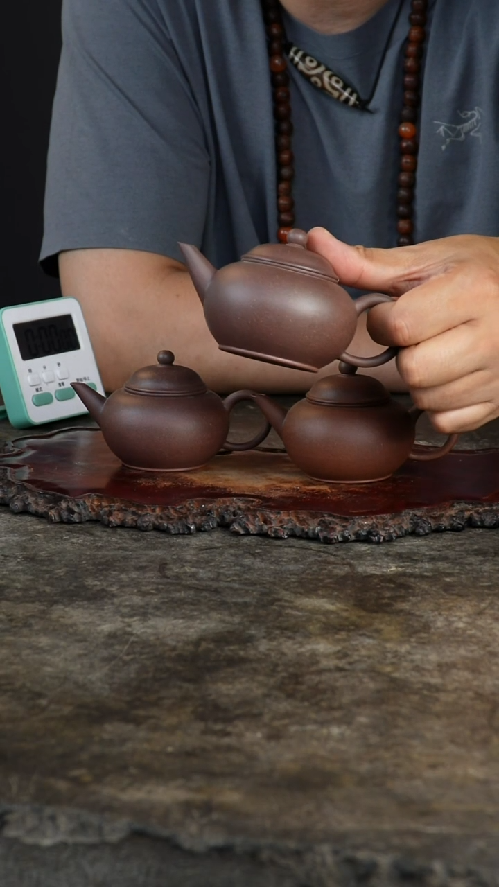 茶壶紫砂洪老紫泥薄胎水平