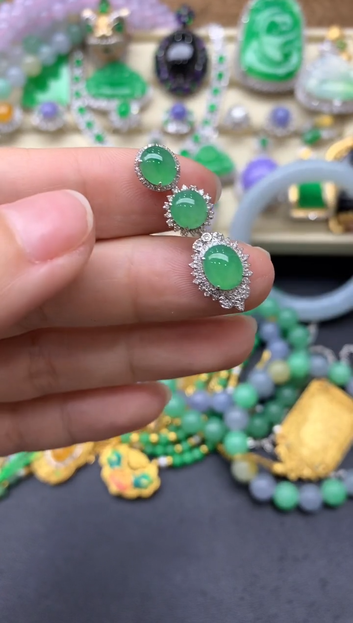 【闪购商品】翡翠颈饰18K金镶嵌526-中国好珍宝