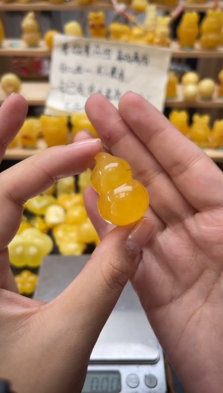 琥珀未镶嵌珠宝奇石108琥珀蜜蜡微瑕