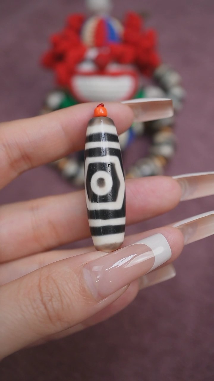 【闪购商品】玛瑙/玉髓颈饰未镶嵌蚀花玛瑙珠定制编绳