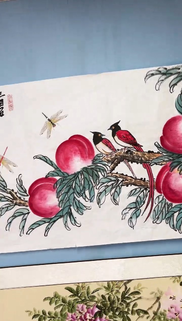 【闪购商品】国画武天庆老师寿桃