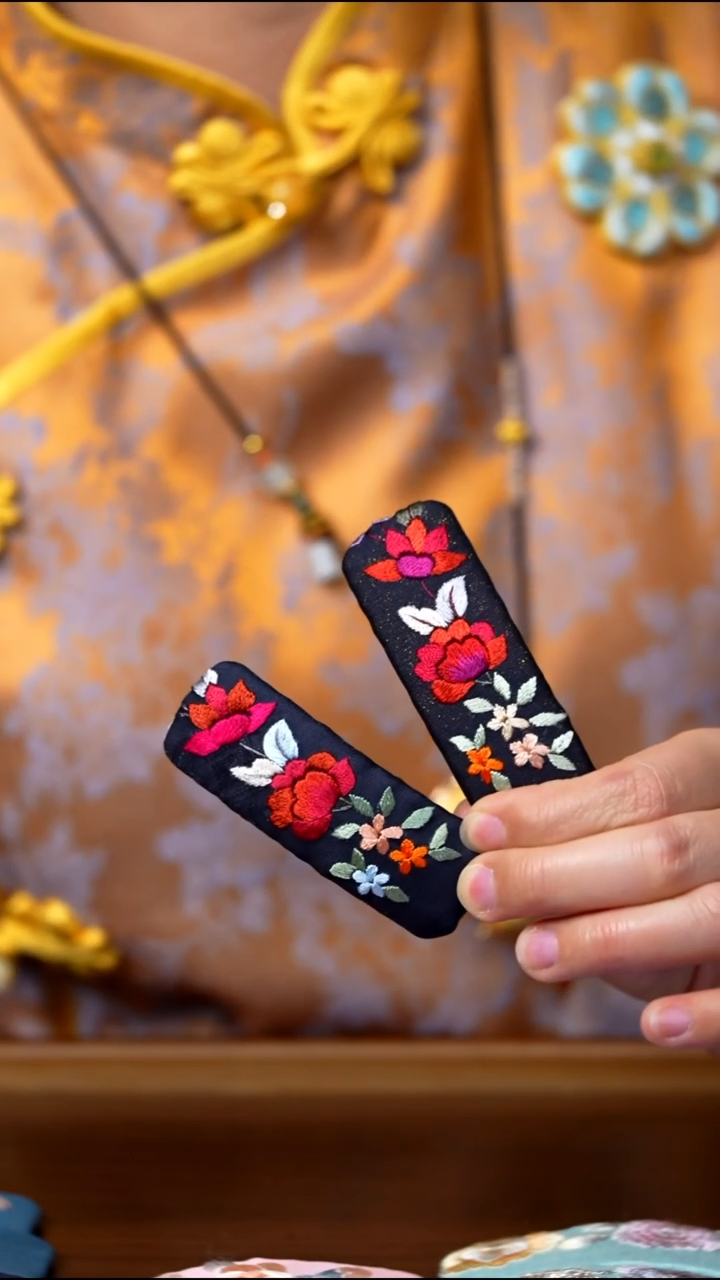 织绣发一个非遗国风手工美物