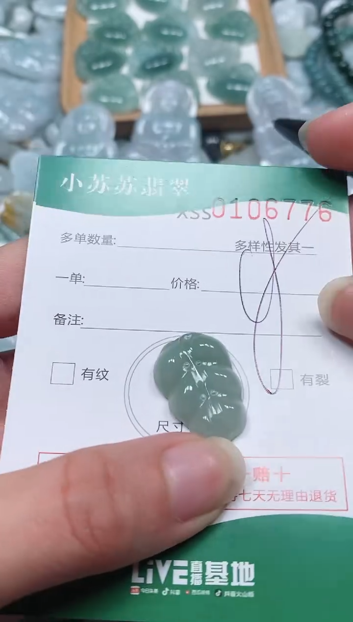 【闪购商品】翡翠颈饰未镶嵌闪购商品0106776