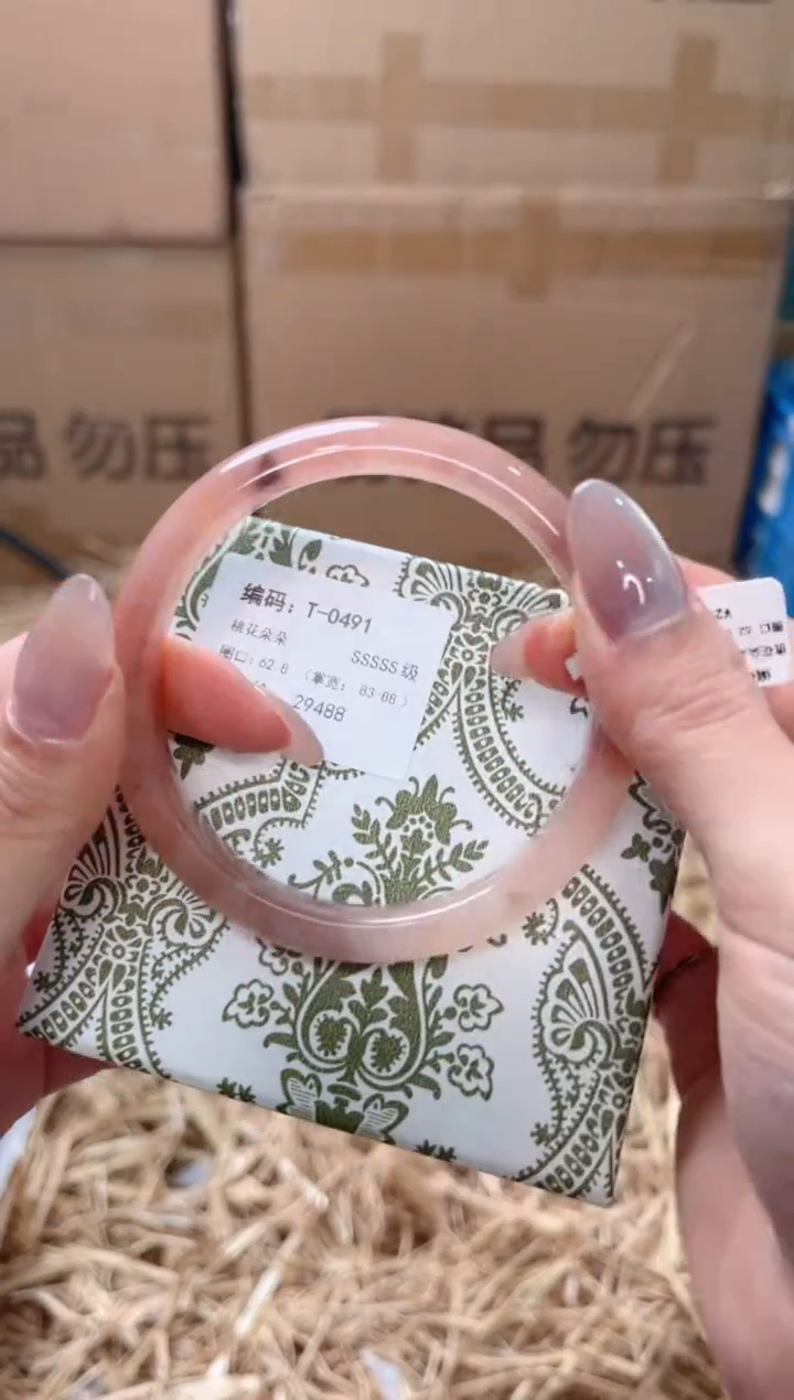 未镶嵌手镯石英质玉T-0491