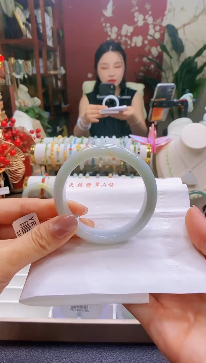 翡翠手镯未镶嵌6号55.5/12.0*7.7