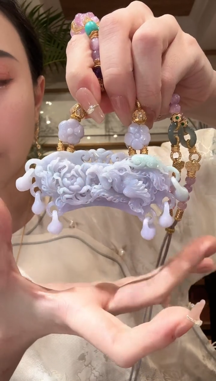 【闪购商品】翡翠颈饰未镶嵌国风