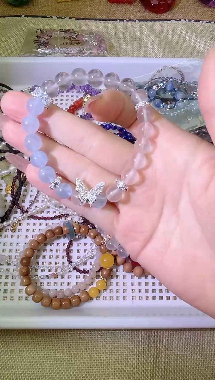 【闪购商品】海蓝宝石手串未镶嵌多样性发拍一发