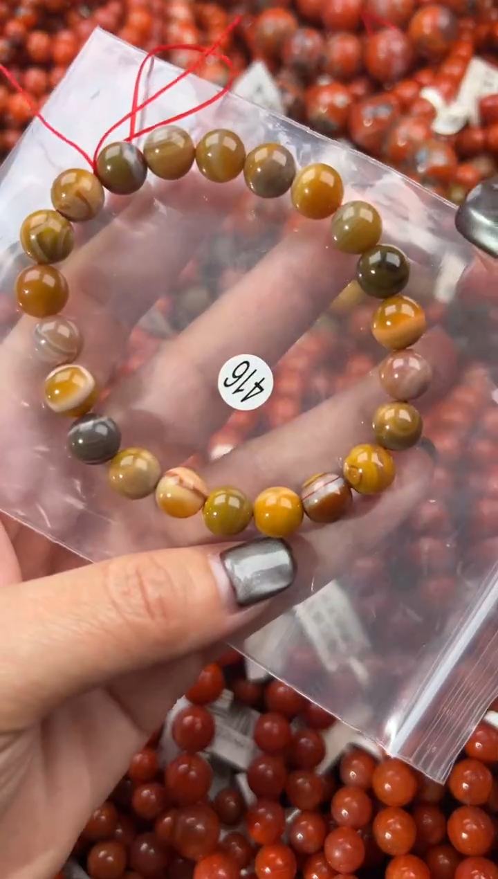 未镶嵌手串南红玛瑙9+