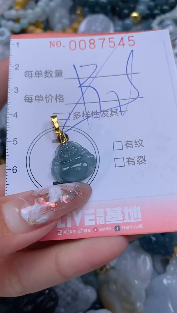 【闪购商品】翡翠颈饰未镶嵌闪购0087545多样性发其一