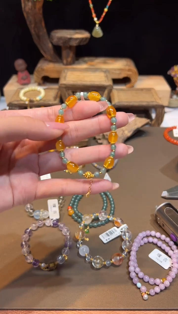 未镶嵌琥珀手饰手饰@@E7122