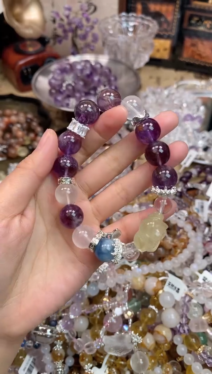 【闪购商品】紫晶手链未镶嵌1510手串